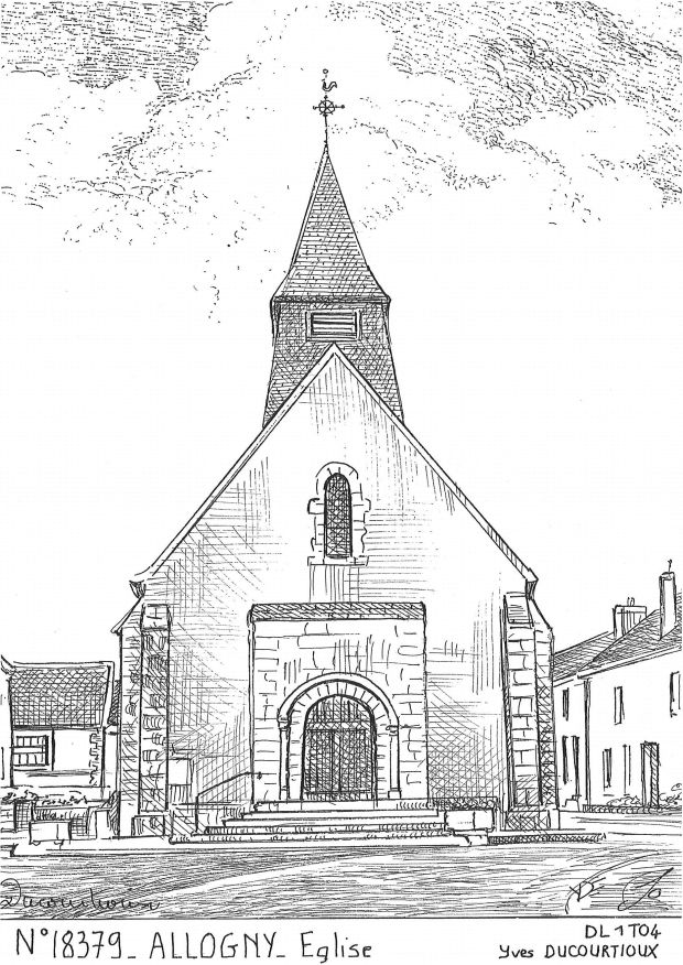 N 18379 - ALLOGNY - église