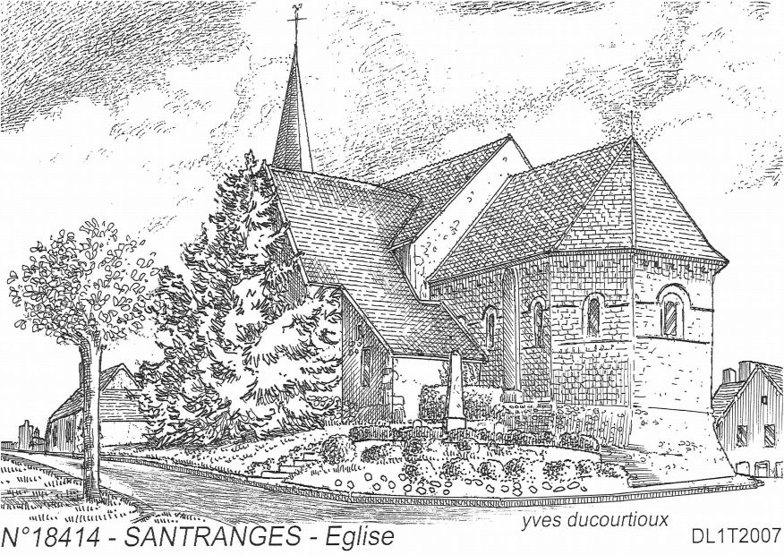 N 18414 - SANTRANGES - glise