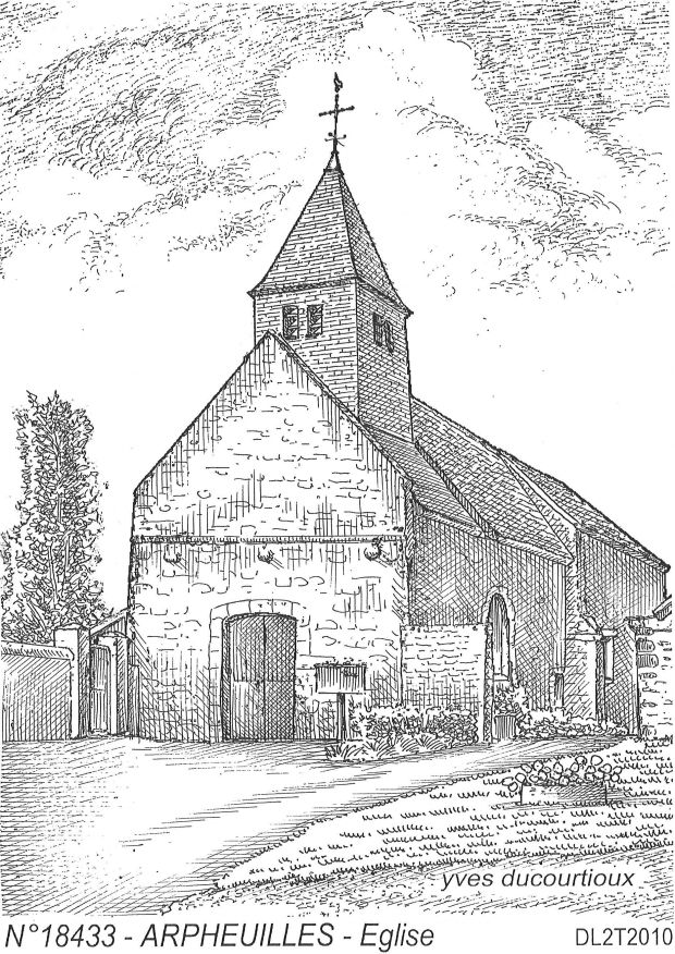 N 18433 - ARPHEUILLES - église