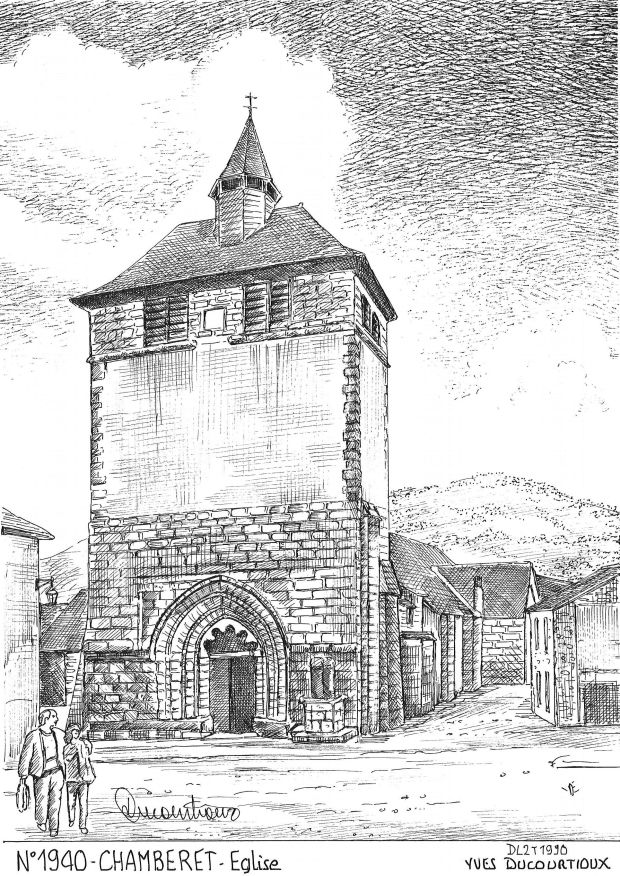 N 19040 - CHAMBERET - église