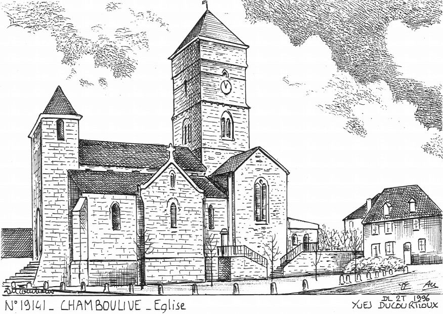N 19141 - CHAMBOULIVE - église