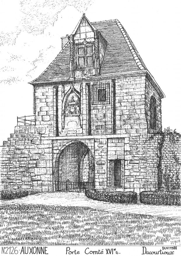 N 21026 - AUXONNE - porte comté XVIè siècle