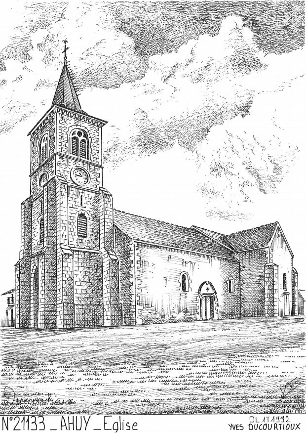 N 21133 - AHUY - église