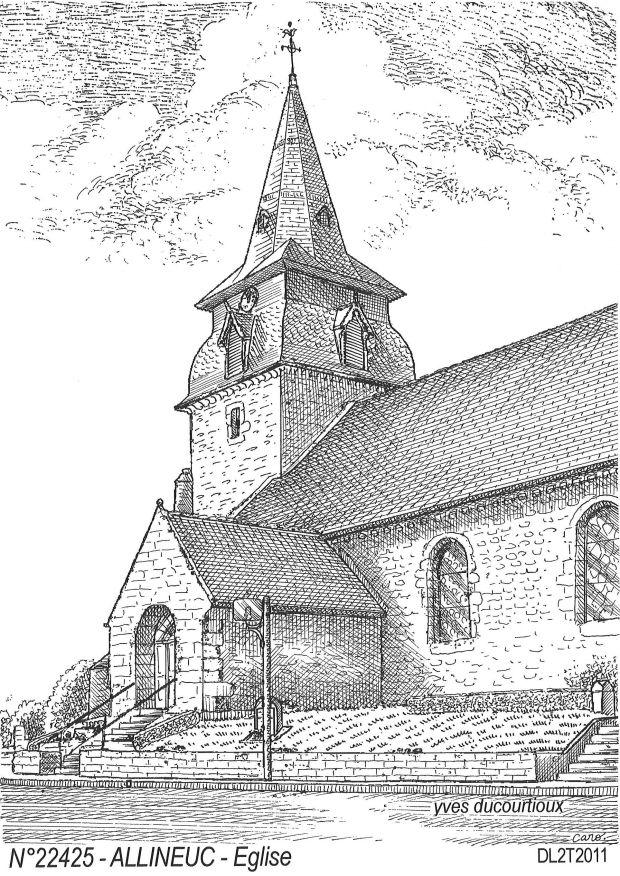 N 22425 - ALLINEUC - �glise