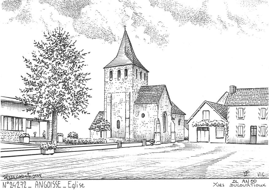 N 24272 - ANGOISSE - glise