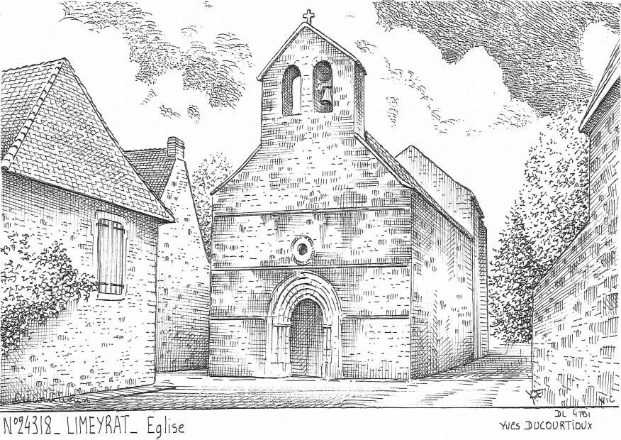 N 24318 - LIMEYRAT - église