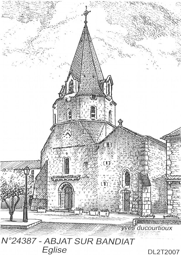 N 24387 - ABJAT SUR BANDIAT - glise