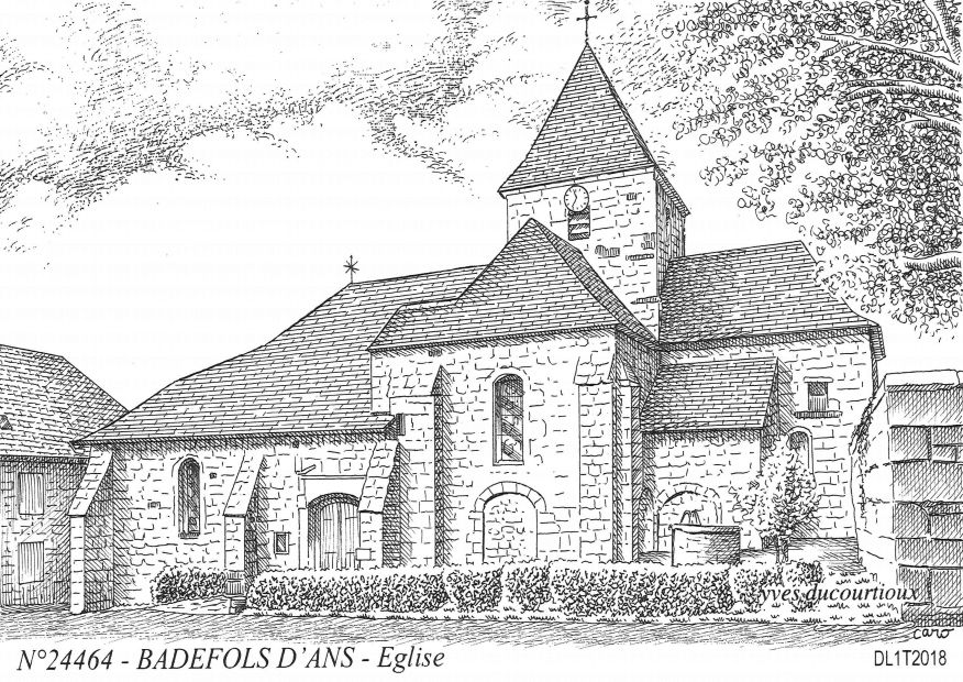 N 24464 - BADEFOLS D ANS - glise