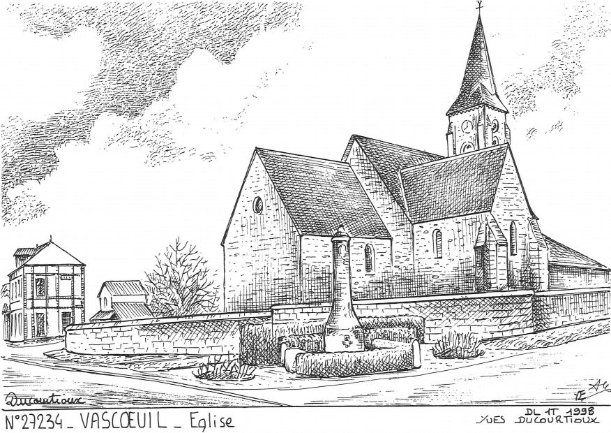 N 27234 - VASCOEUIL - église