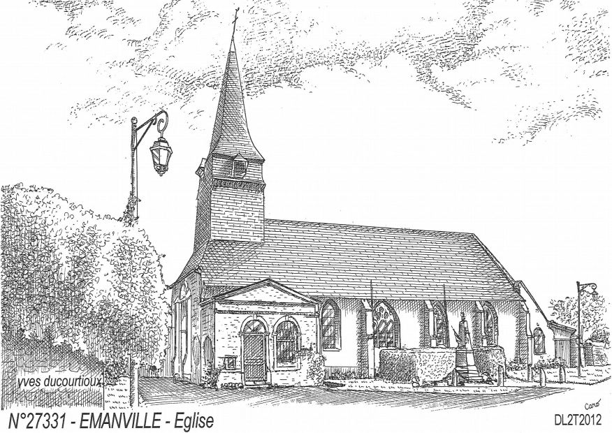 N 27331 - EMANVILLE - église