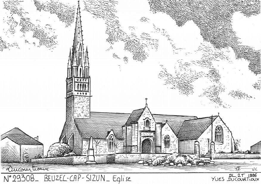 N 29308 - BEUZEC CAP SIZUN - �glise