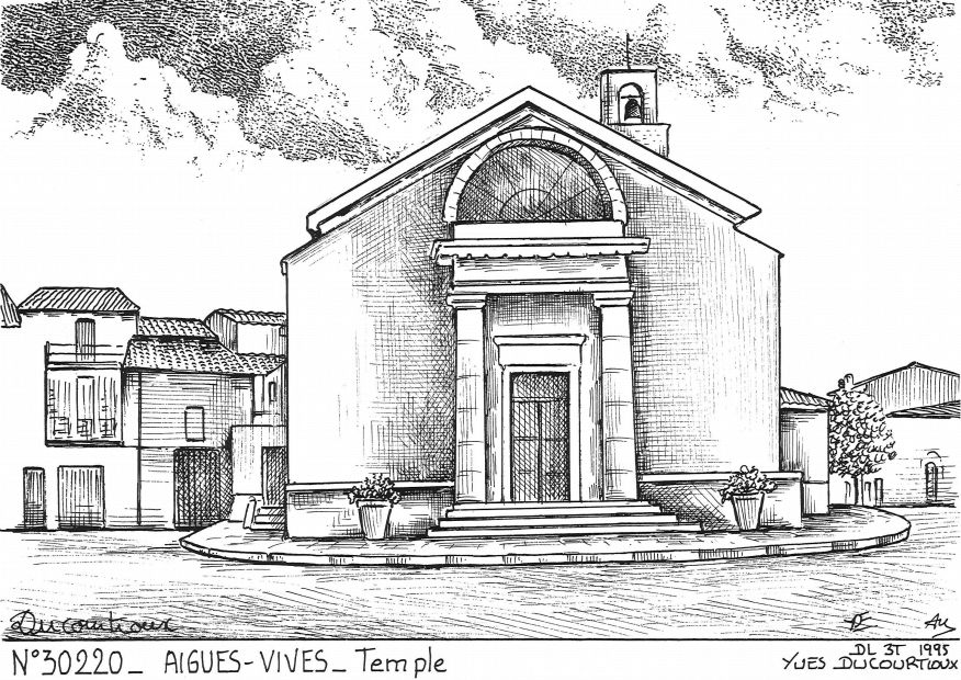 N 30220 - AIGUES VIVES - temple