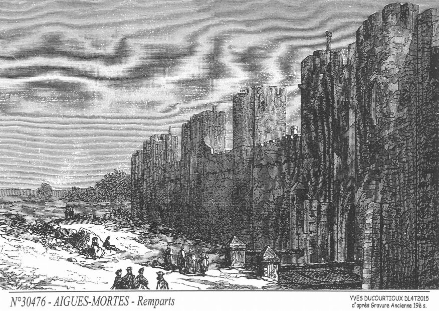 N 30476 - AIGUES MORTES - remparts�