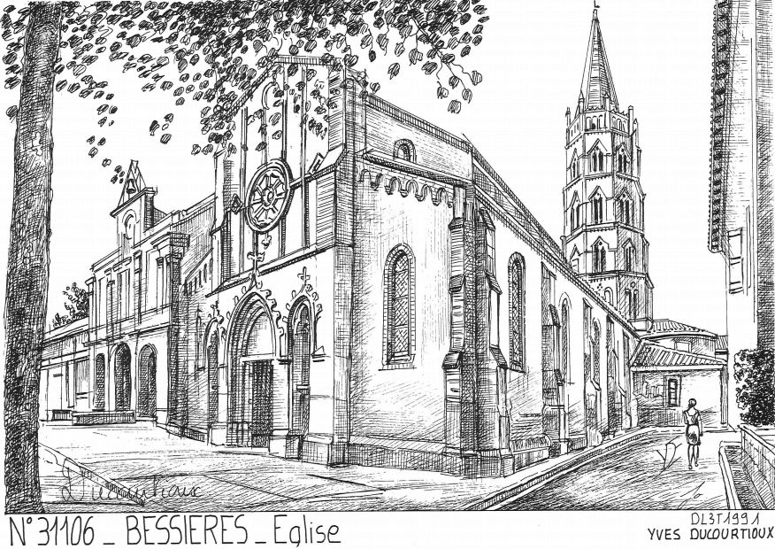 N 31106 - BESSIERES - église