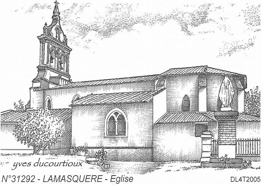N 31292 - LAMASQUERE - église