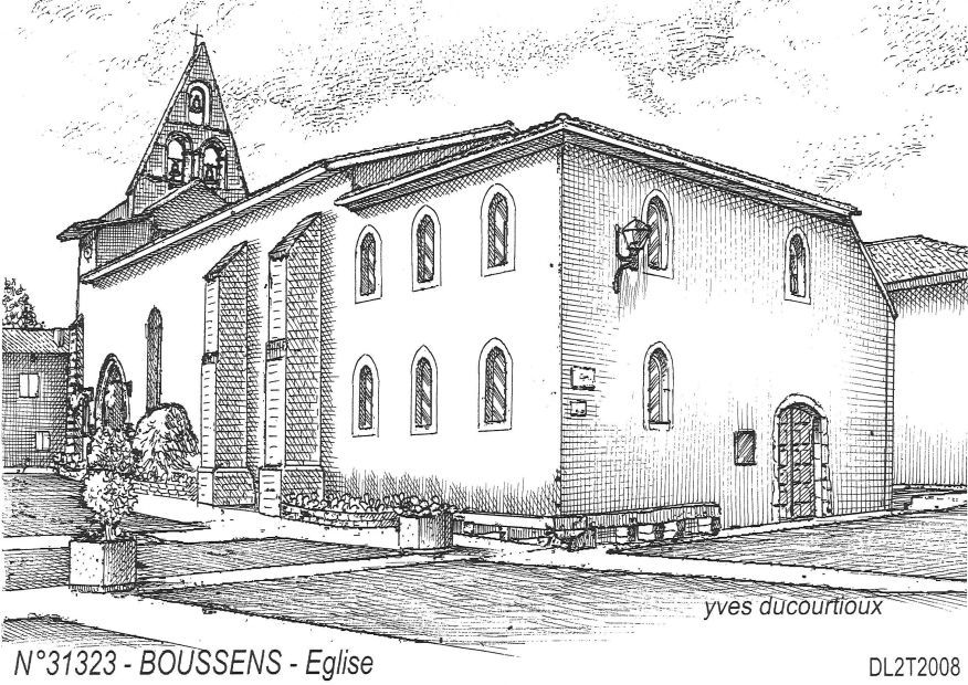 N 31323 - BOUSSENS - église
