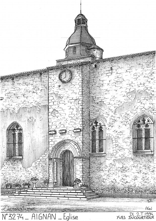 N 32074 - AIGNAN - glise