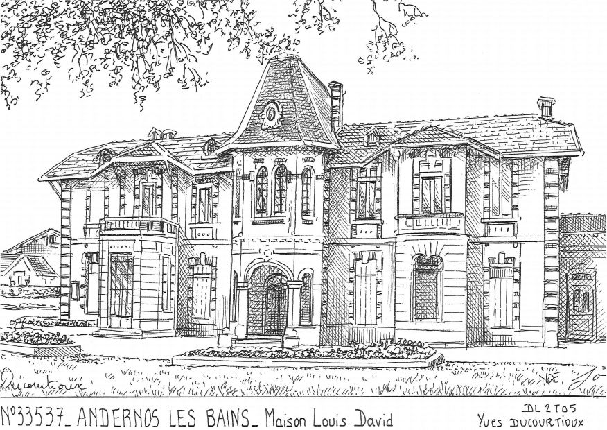 N 33537 - ANDERNOS LES BAINS - maison louis david