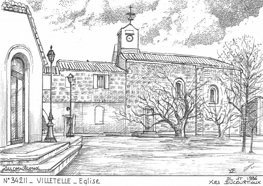 N 34211 - VILLETELLE - église