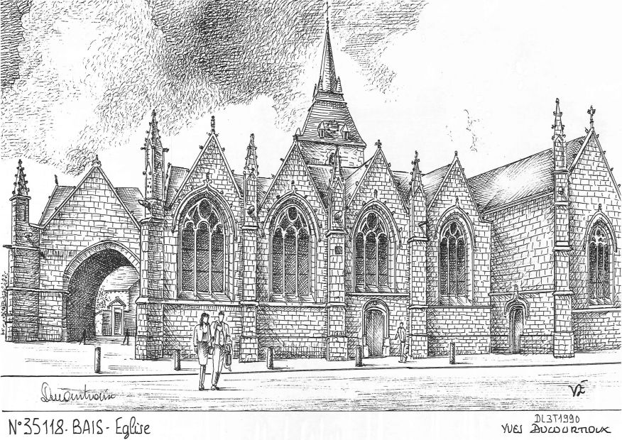 N 35118 - BAIS - église