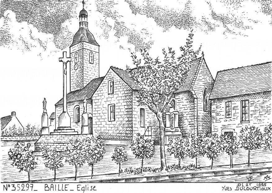 N 35297 - BAILLE - glise