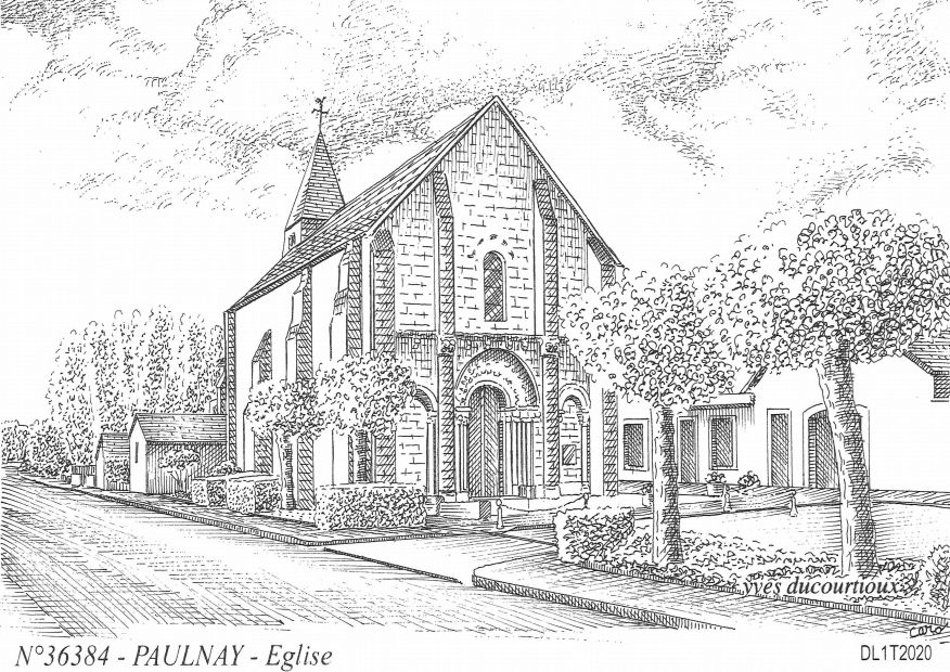 N 36384 - PAULNAY - glise