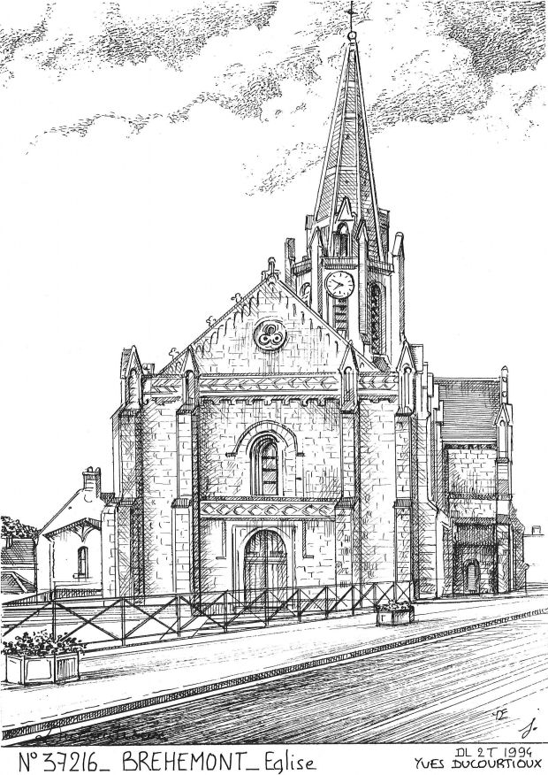 N 37216 - BREHEMONT - église