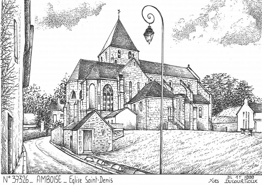 N 37326 - AMBOISE - glise st denis