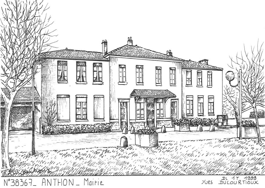 N 38367 - ANTHON - mairie