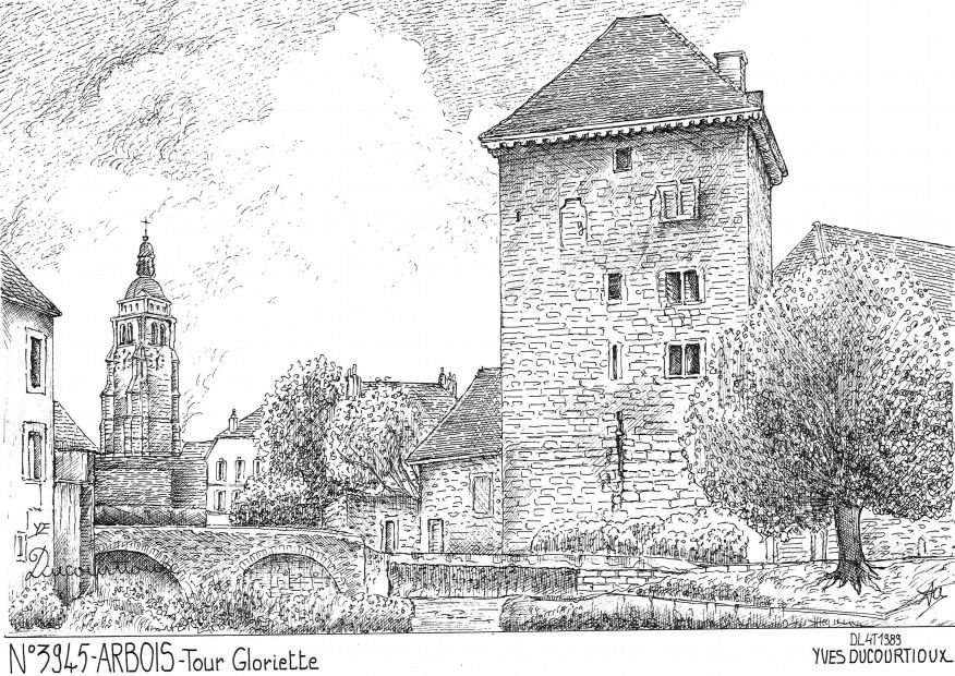 N 39045 - ARBOIS - tour gloriette