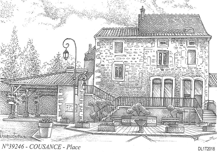 N 39246 - COUSANCE - place