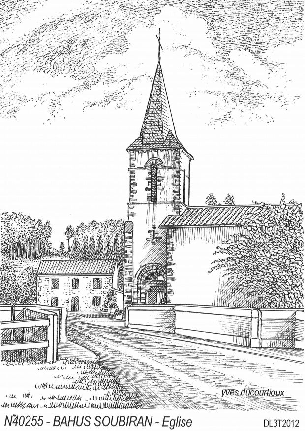 N 40255 - BAHUS SOUBIRAN - glise