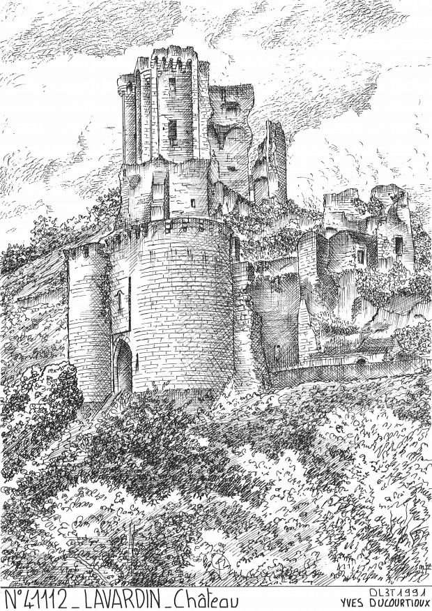 N 41112 - LAVARDIN - château