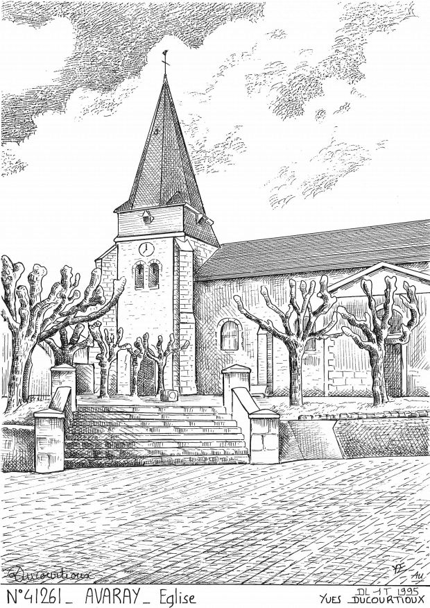 N 41261 - AVARAY - �glise