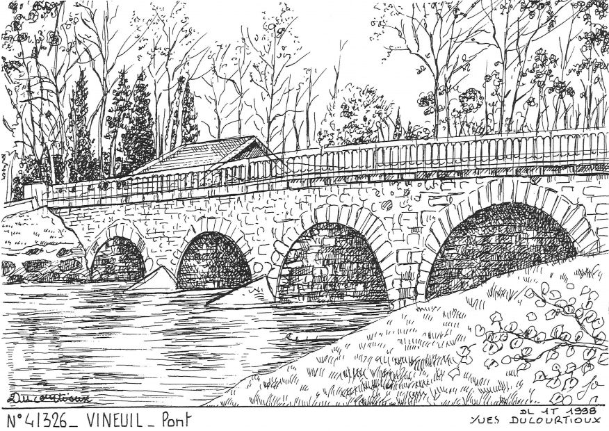 N 41326 - VINEUIL - pont