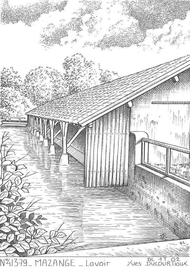 N 41379 - MAZANGE - lavoir