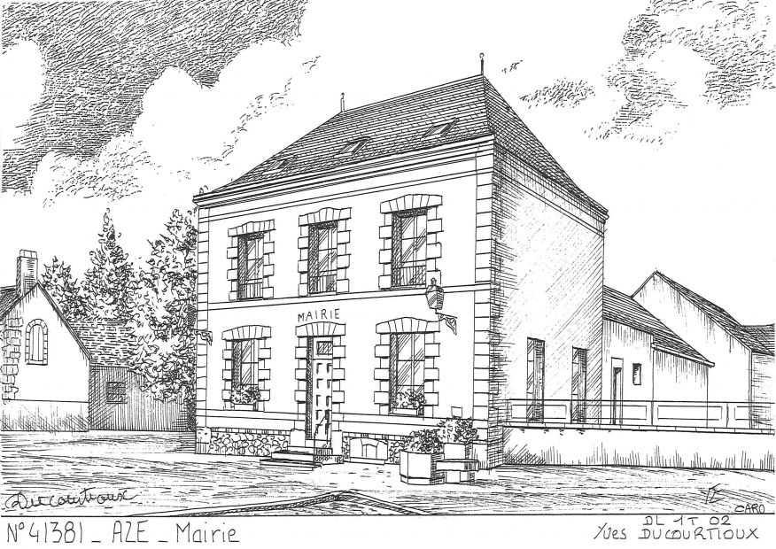 N 41381 - AZE - mairie