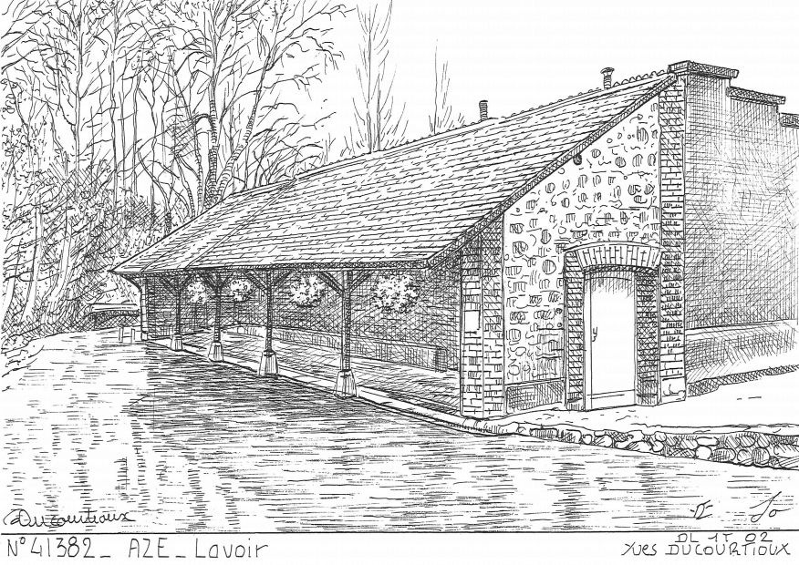 N 41382 - AZE - lavoir