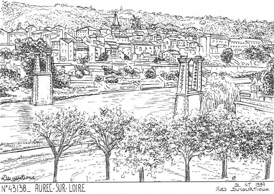 N 43138 - AUREC SUR LOIRE - vue