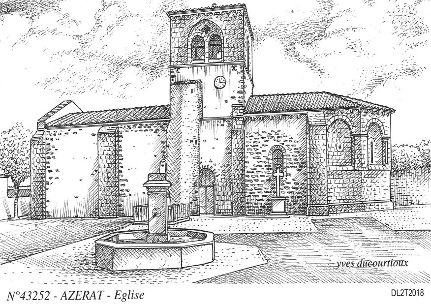 N 43252 - AZERAT - �glise