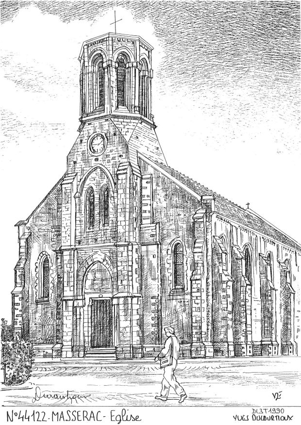 N 44122 - MASSERAC - église