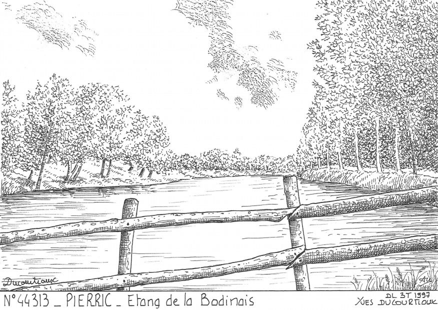 N 44313 - PIERRIC - étang de la bodinais