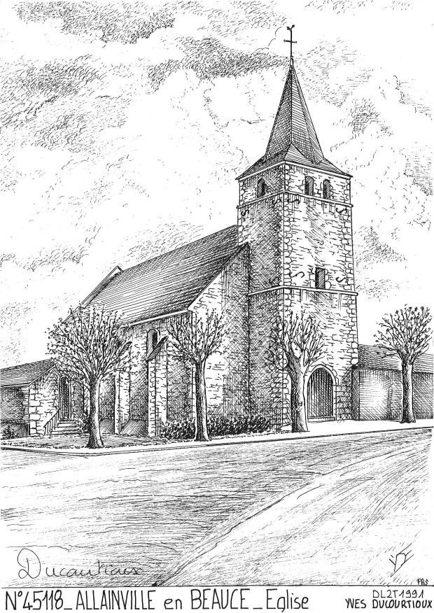 N 45118 - ALLAINVILLE EN BEAUCE - glise