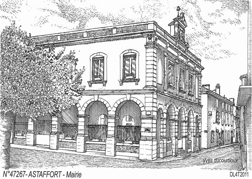 N 47267 - ASTAFFORT - mairie