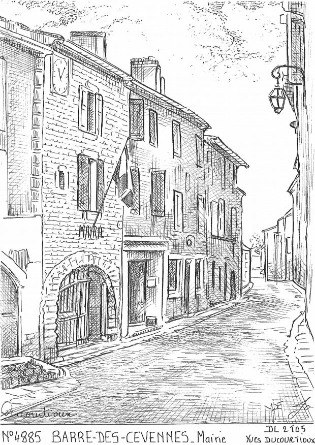 N 48085 - BARRE DES CEVENNES - mairie