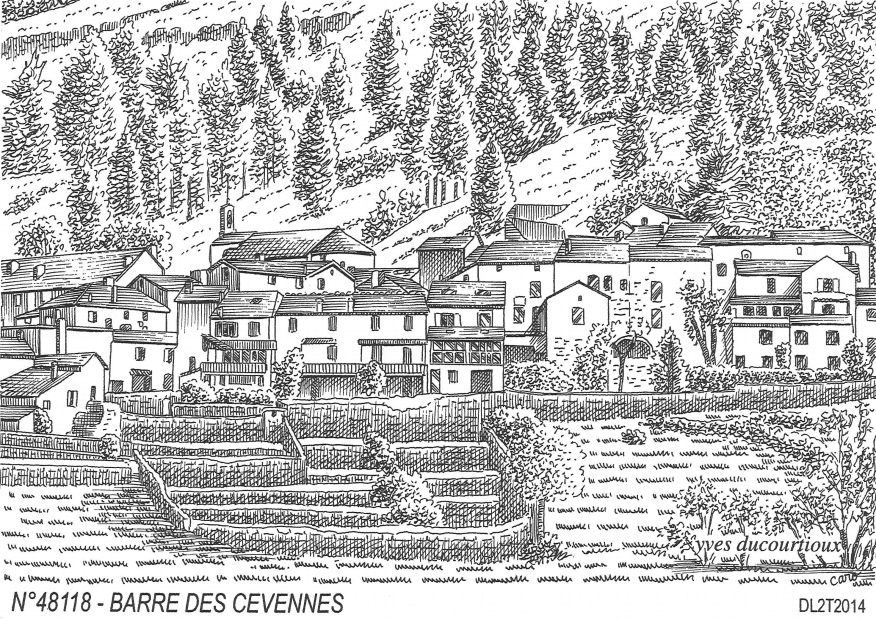 N 48118 - BARRE DES CEVENNES - vue