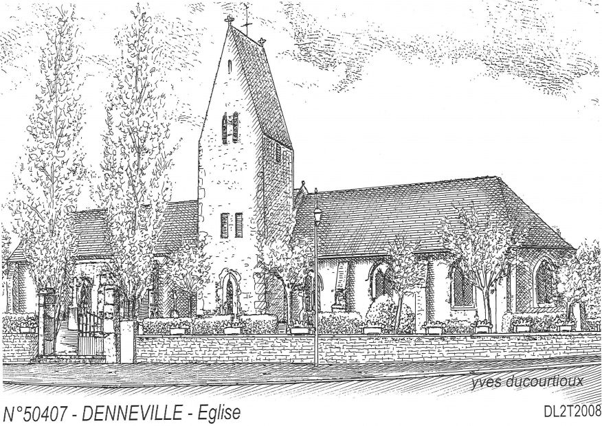 N 50407 - DENNEVILLE - église