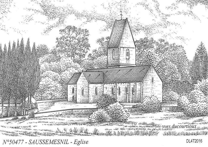 N 50477 - SAUSSEMESNIL - église
