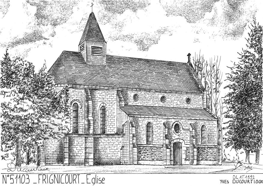 N 51103 - FRIGNICOURT - église