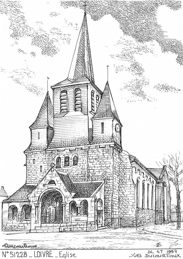 N 51228 - LOIVRE - église